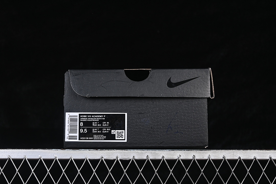 Nike [HQ3138-800]-[KOBE 8 PROTRO CRIMSON TINT/BLACK/GUAVA ICE]-[WOMAN:39]-[MAN:40-47.5] - Image 12