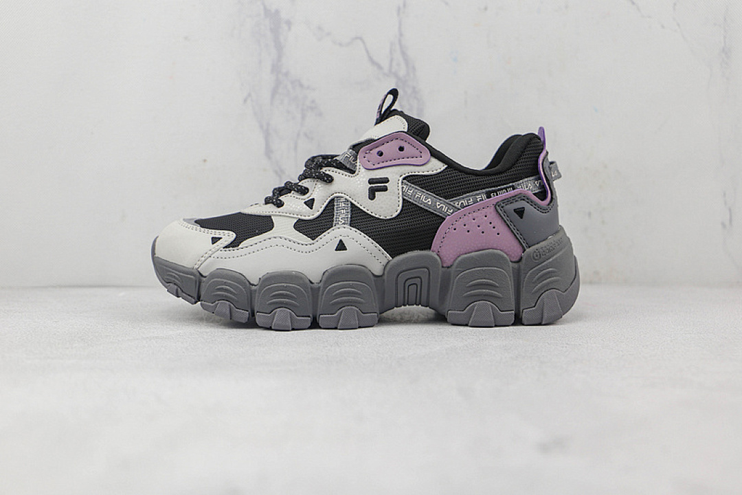 Purple [FI*LA FUSION MARS SHOES GREY/BLACK/PURPLE]-[WOMAN:35.5-40], photo 1