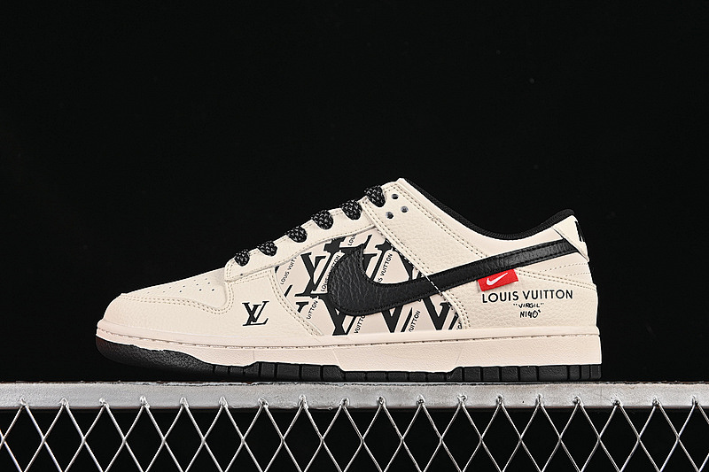 Louis Vuitton Nike SB DUNK LOW LV WHITE/BLACK · QW5836-021, photo 1