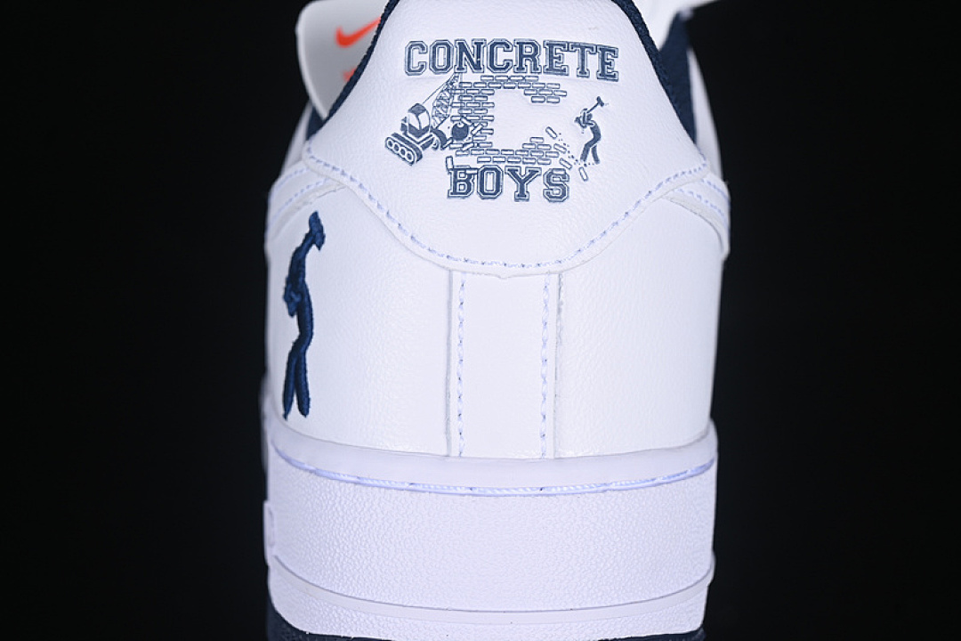 Nike [IB5720-100]-[LIL YACHTY X AIR FORCE 1 07 LOW WHITE/WHITE/MIDNIGHT NAVY/DARK POWDER (BLUE]) - Image 7