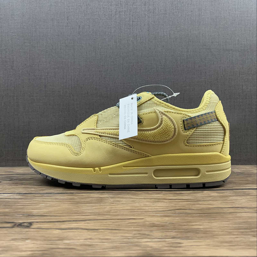 Unbranded [DO9392-700]-[TRAVIS SCOTT X AIR MAX 1 SATURN GOLD/WHEAT/SATURN GOLD]-[WOMAN:36-39]-[MAN:40-46], photo 1