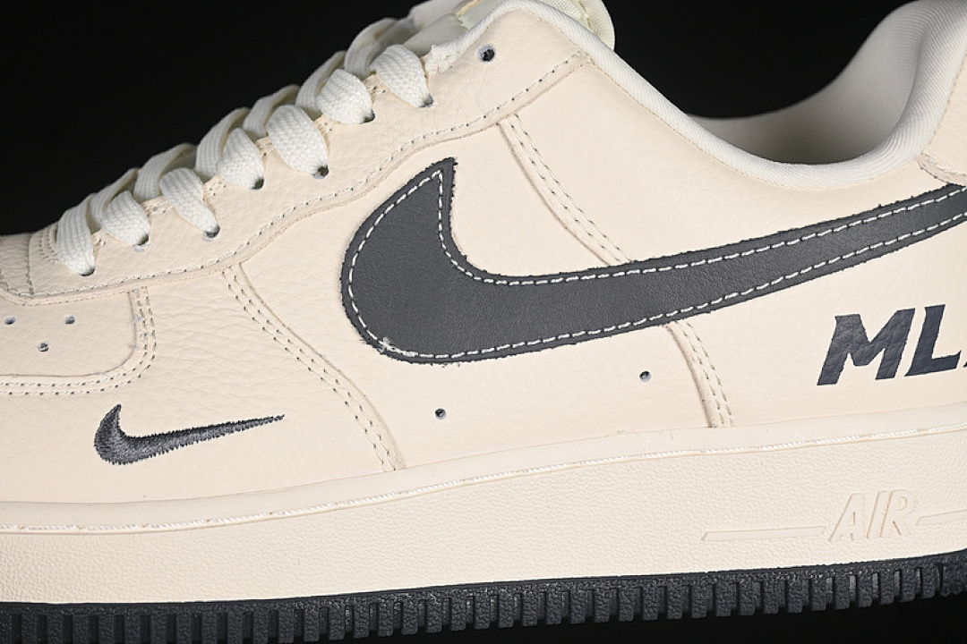 Nike [DF0188-051]-[AIR FORCE 1 07 LOW MLB BEIGE/BLACK]-[WOMAN:36-39]-[MAN:40-45] - Image 8
