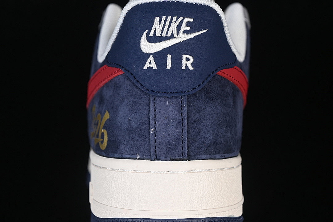 Nike [JP2026-153]-[AIR FORCE 1 07 LOW CASUAL SHOES NAVY BLUE/WHITE/RED]-[WOMAN:36-39]-[MAN:40-45] - Image 6