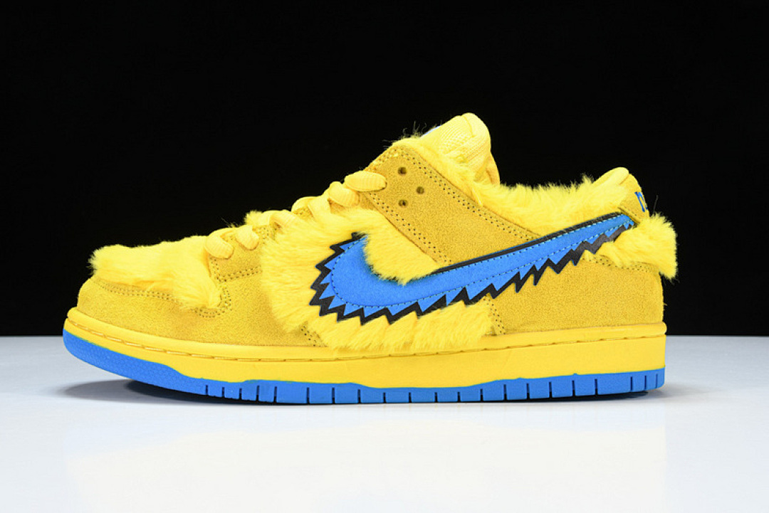 Nike GRATEFUL DEAD X SB DUNK LOW YELLOW BEAR OPTI YELLOW/BLUE FURY · CJ5378-700, photo 1