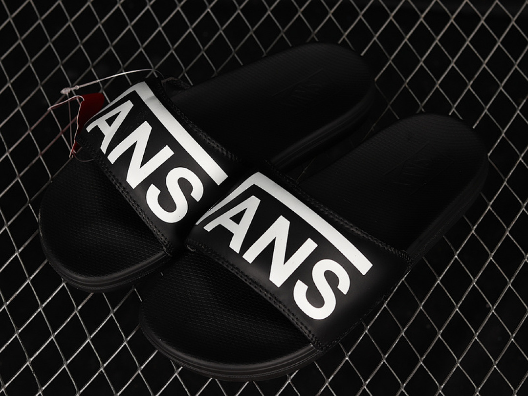 Vans [VN0A5HF5IX6]-[LA COSTA SLIDE-ON BLACK/BLACK/WHITE]-[WOMAN:35-39]-[MAN:40-44] - Image 7