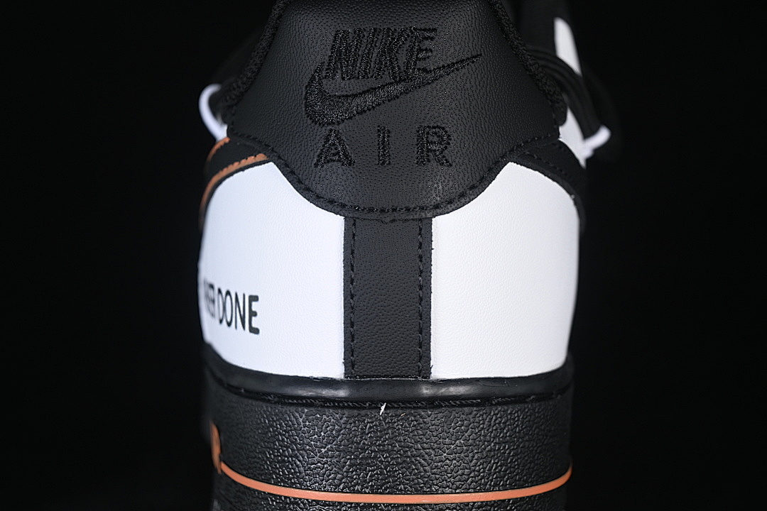 Nike [ZH0316-163]-[AIR FORCE 1 07 LOW WHITE/BLACK/ORANGE]-[WOMAN:36-39]-[MAN:40-45] - Image 7