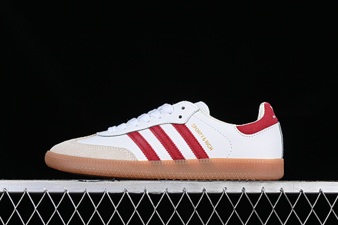 Adidas [IE5660]-[SAMBA OG SPORTY&RICH WHITE/RED/GREY/BROWN]-[WOMAN:35.5-39]-[MAN:40-45], photo 1