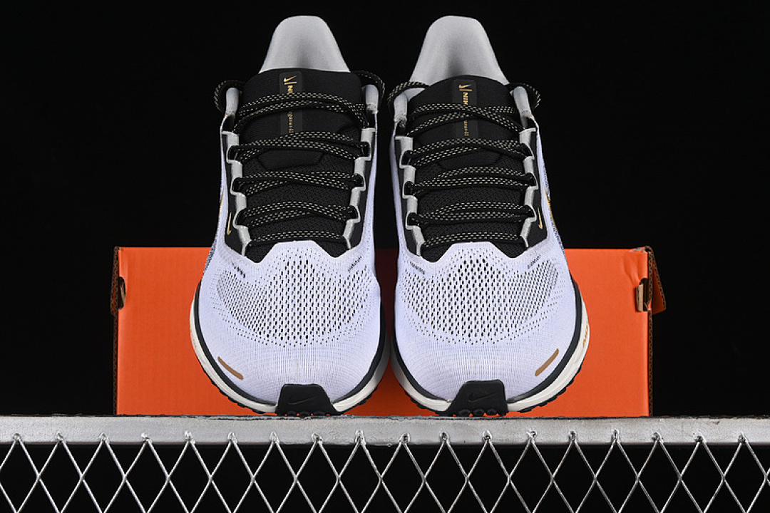 Nike [HQ3220-100]-[AIR ZOOM PEGASUS 41 WHITE/GREY/BLACK/GOLD]-[MAN:39-45] - Image 13