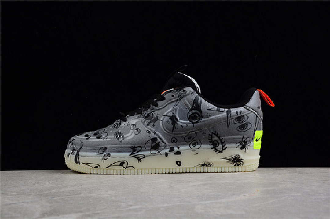 Nike [DC8904-001]-[AIR FORCE 1 EXPERIMENTAL HALLOWEEN BLACK/BLACK/STARFISH/WHITE]-[MAN:40-45], photo 1