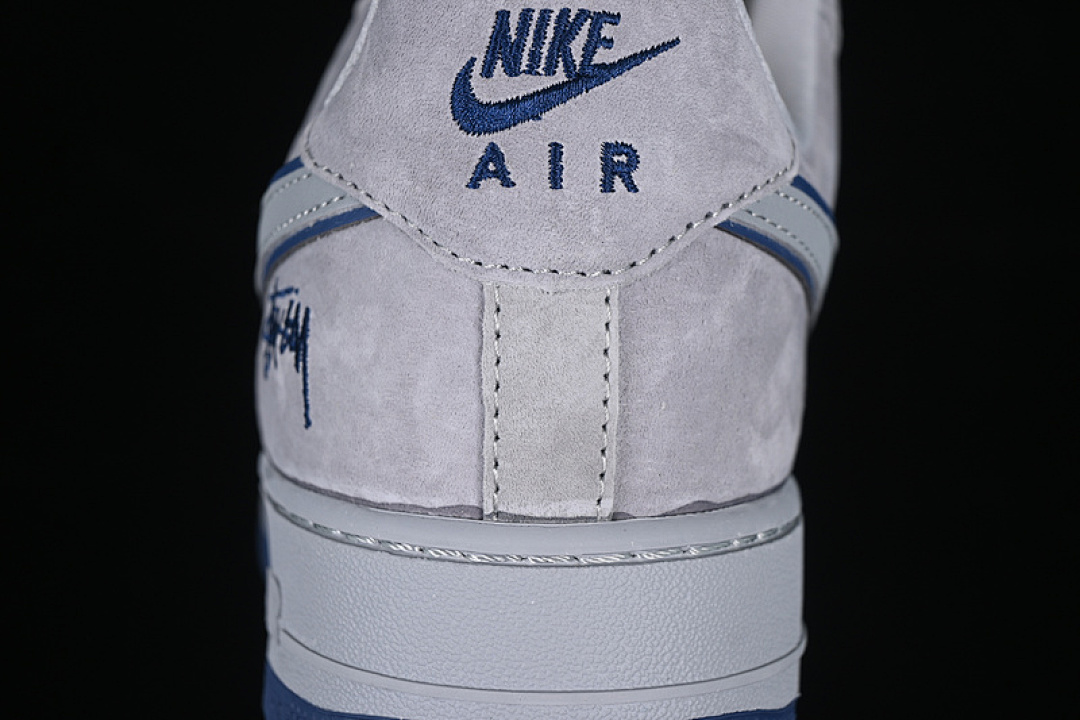 Nike [DF0188-017]-[AIR FORCE 1 07 LOW WHITE/GREY/BLUE]-[WOMAN:36-39]-[MAN:40-45] - Image 7