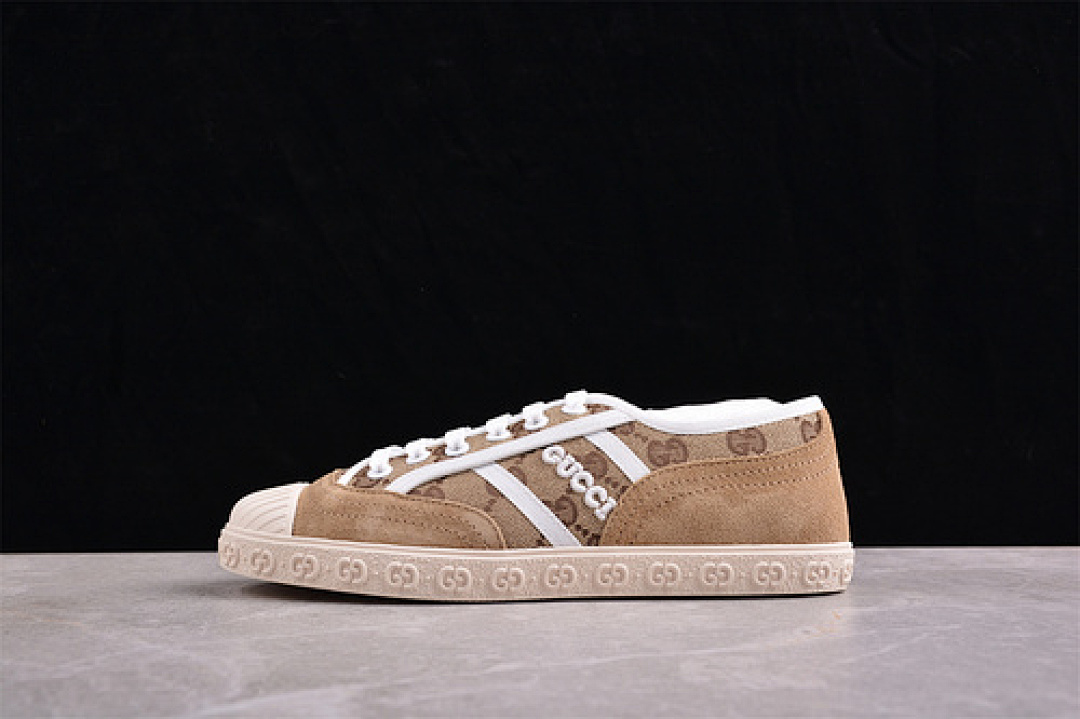 Unbranded [GU*CCI A LIGHT LUXURY PIECE FROM GU*CCI'S SPRING CATWALK BROWN/WHITE]-[UNISEX:35-45], photo 1