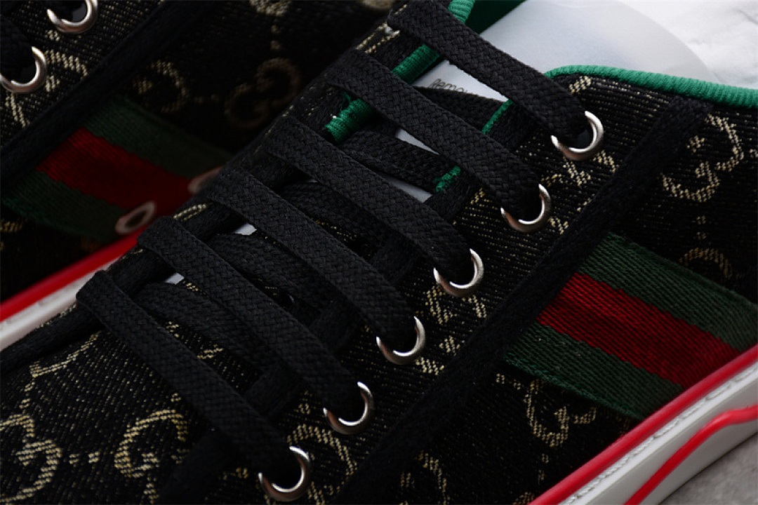 Gucci [GU*CCI TENNIS 1977 PRINT SNEAKER BLACK/WHITE/RED]-[MAN:40-44] - Image 7