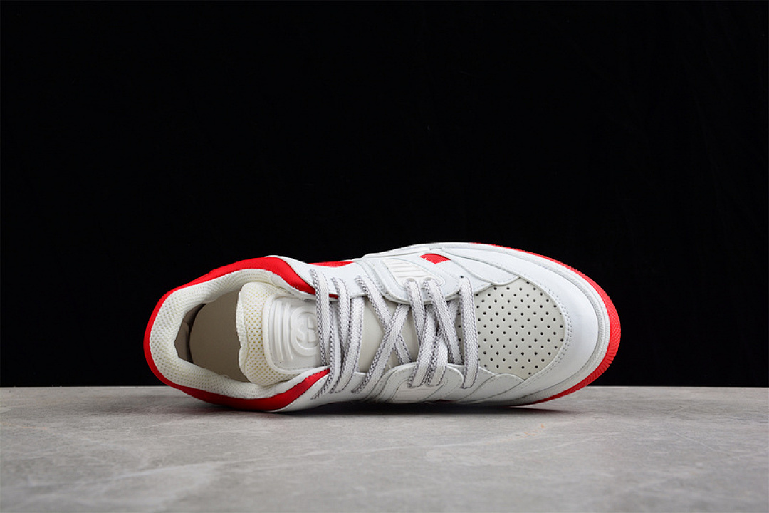 Gucci [GU*CCI BASKET LOW-TO SNEAKER WHITE/WHITE/RED]-[WOMAN:35-39]-[MAN:40-45] - Image 13