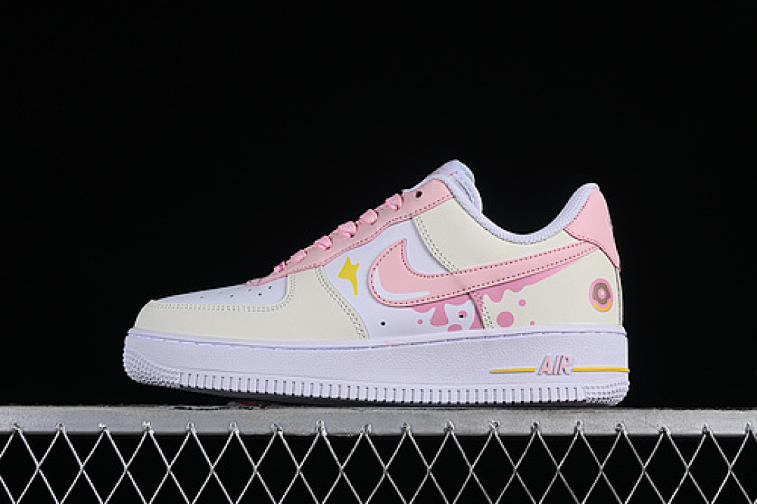 Nike Nike AIR FORCE 1 07 LOW WHITE/PINK/YELLOW · DV2920-123, photo 1