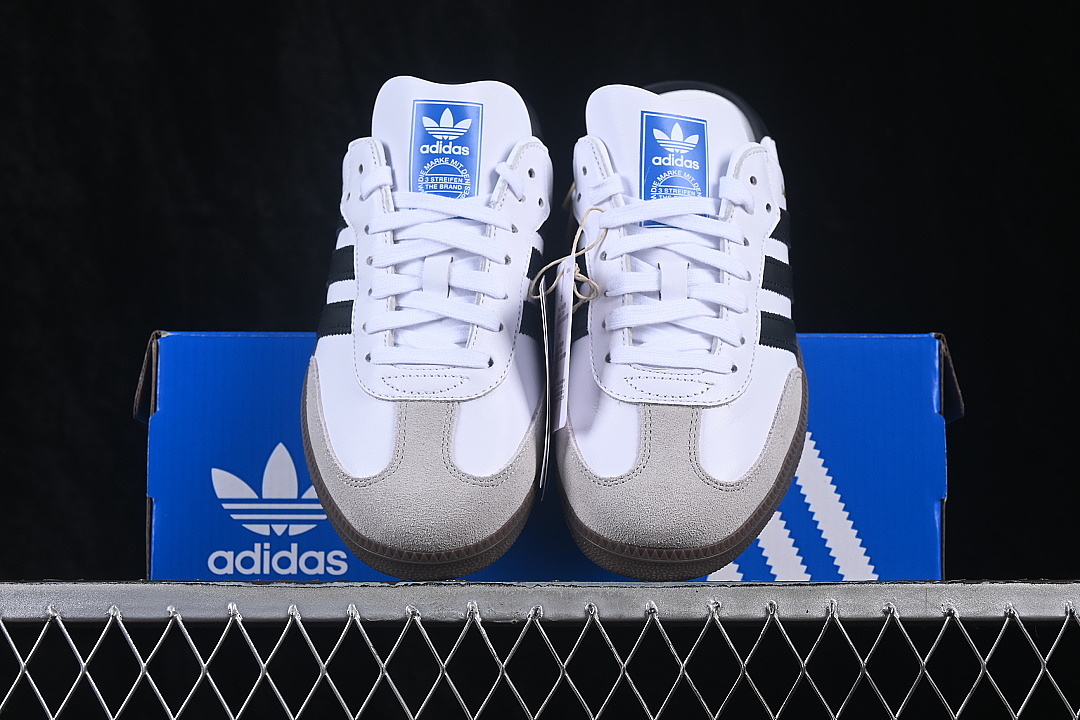 Adidas [LB3814]-[SAMBA OG CLOVER CASUAL HALF DRAG BLACK/GREY/WHITE]-[WOMAN:36-39]-[MAN:40-45] - Image 12