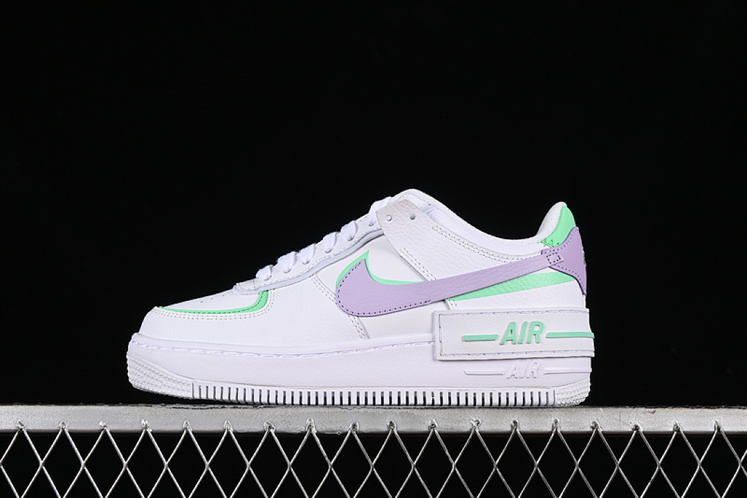 Nike [CU8591-103]-[AIR FORCE 1 SHADOW WHITE/INFINITE LILAC/FOOTBALL GREY]-[WOMAN:35.5-40], photo 1
