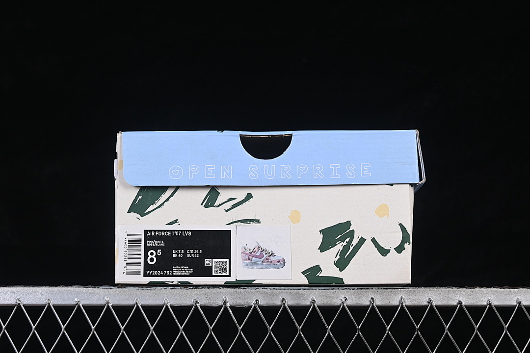 Nike [YY2024-762]-[AIR FORCE 1 07 LOW CASUAL SNEAKERS PINK/WHITE/BEIGE]-[WOMAN:36-39]-[MAN:40-45] - Image 11