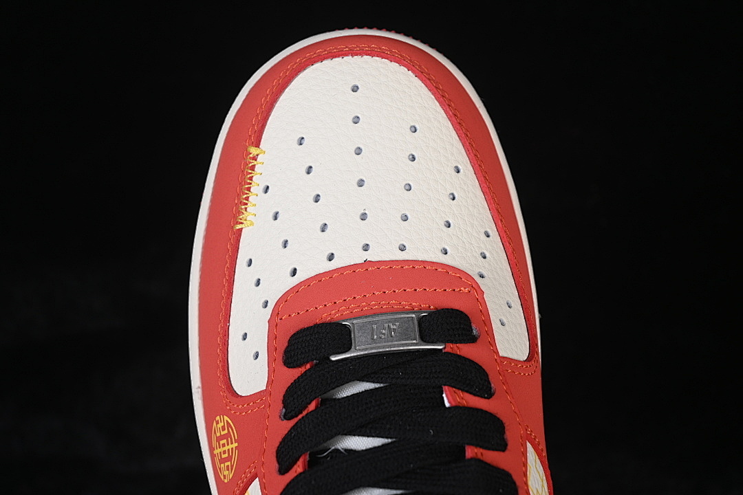 Nike [QW5288-130]-[AIR FORCE 1 07 LOW CASUAL SNEAKERS WHITE/RED/YELLOW]-[WOMAN:36-39]-[MAN:40-45] - Image 10