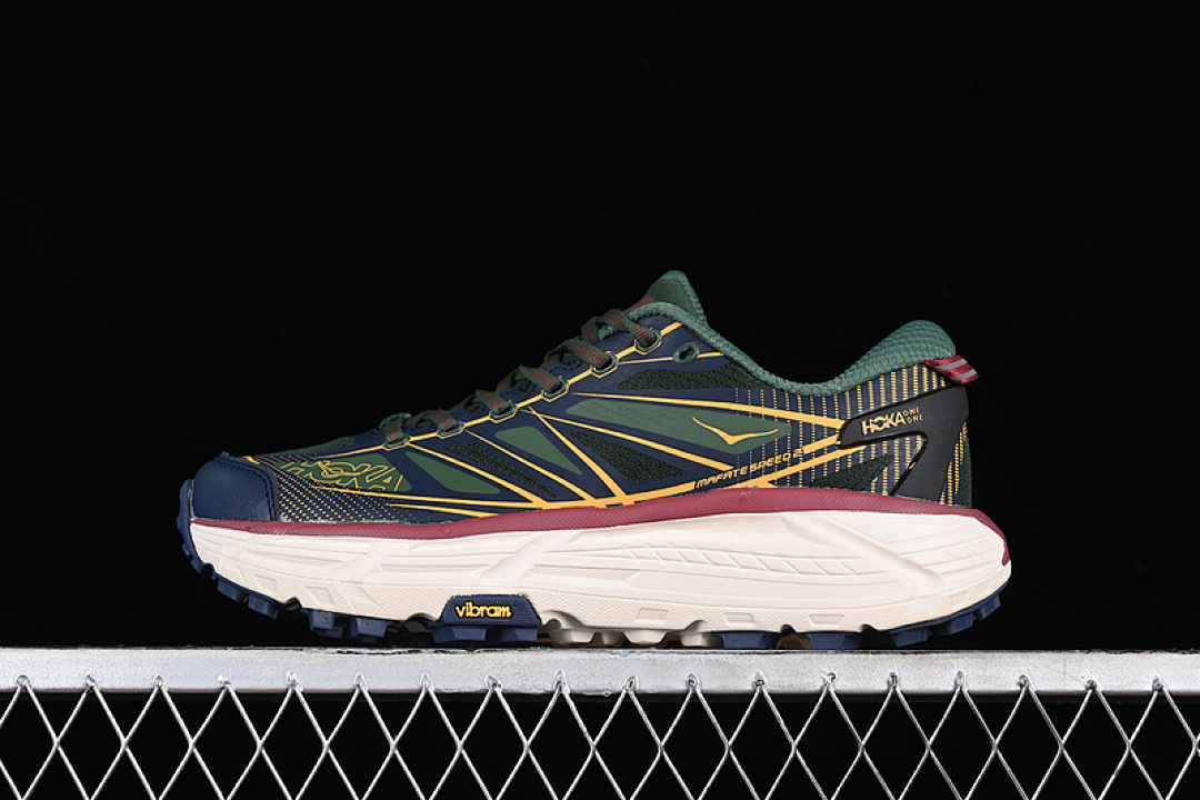 Hoka [1126851 FEPR]-[HOKA MAFATE SPEED 2 WHITE/GREEN/BLACK/YELLOW]-[WOMAN:36-39]-[MAN:40-45] - Image 2