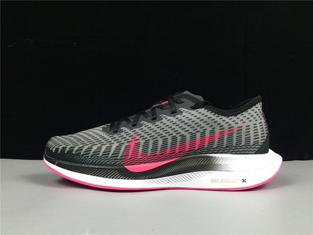 Nike [66-64-73]-[AT2863-007]-[AIR ZOOM PEGASUS TURBO 2.0 RUNNING SHOES DARK GRAY/PINK/WHITE], photo 1