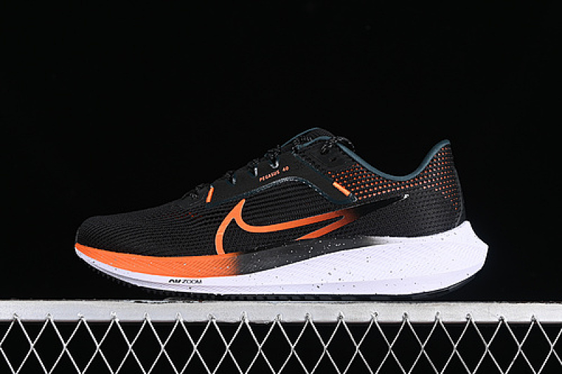 Nike [FQ8723-010]-[AIR ZOOM PEGASUS 40 BLACK/KHAKI/DEEP JUNGLE/SAFETY ORANGE]-[MAN:39-46]