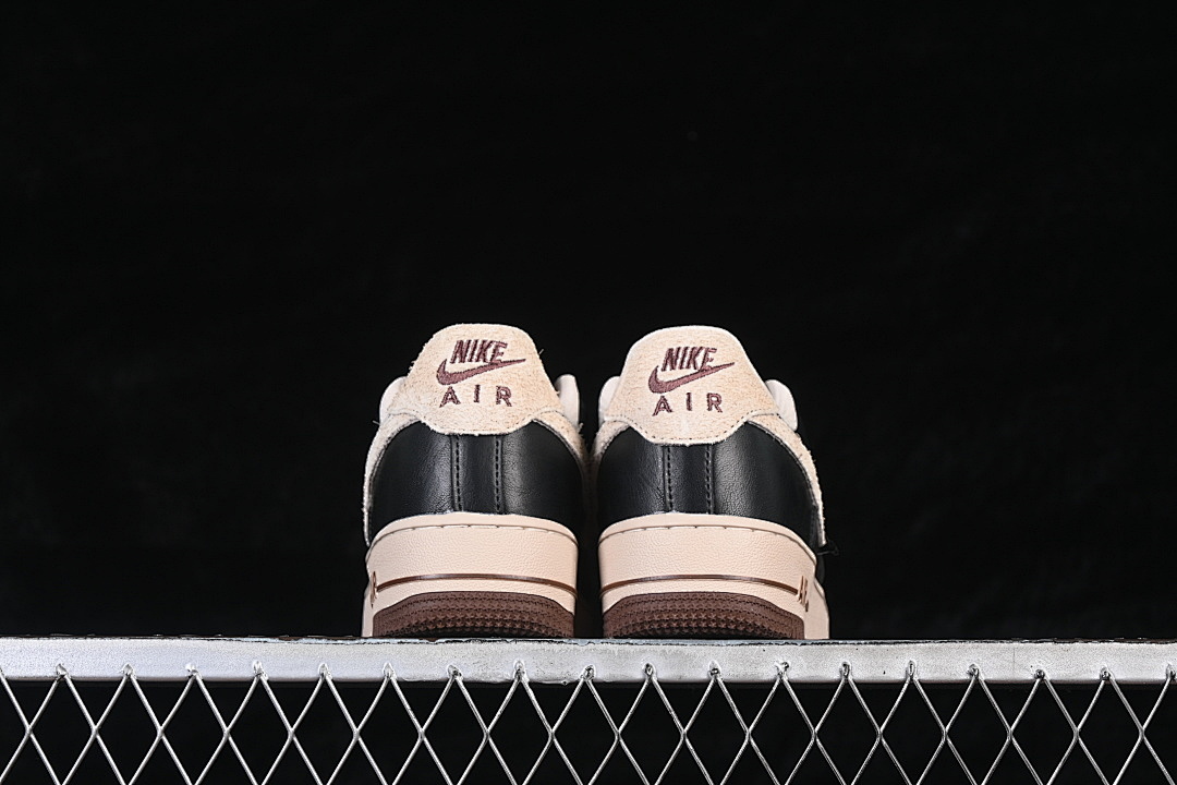 Nike [CJ9179-200]-[AIR FORCE 1 07 LOW CASUAL SNEAKERS PINK/COFFEE/BLACK]-[WOMAN:36-39]-[MAN:40-45] - Image 13