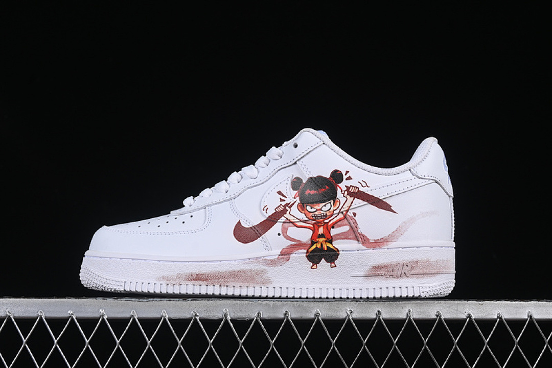 Nike [ZH0316-061]-[AIR FORCE 1 07 LOW WHITE/RED]-[WOMAN:36-39]-[MAN:40-45] - Image 2