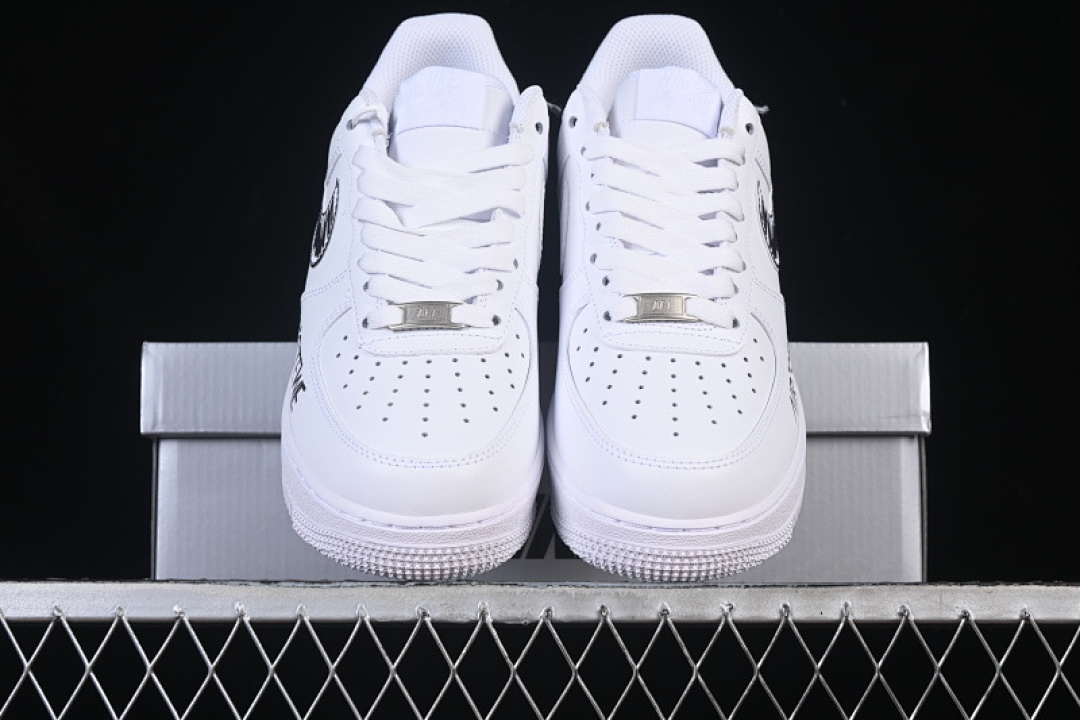 Nike [ZH0316-096]-[AIR FORCE 1 07 LOW WHITE/BLACK]-[WOMAN:36-39]-[MAN:40-45] - Image 13