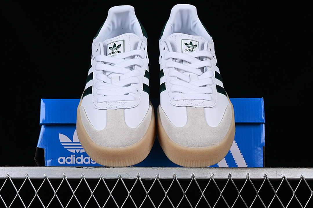 Adidas [ID0440]-[SAMBA VEGAN WHITE/BLACK/GREEN]-[WOMAN:36-39]-[MAN:40-45] - Image 13