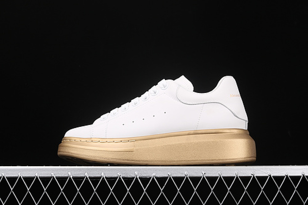 Alexander McQueen [ALE*XANDER MCQUEEN SOLE SNEAKERS WHITE/WHITE/GOLD]-[WOMAN:34-39]-[MAN:40-45], photo 1