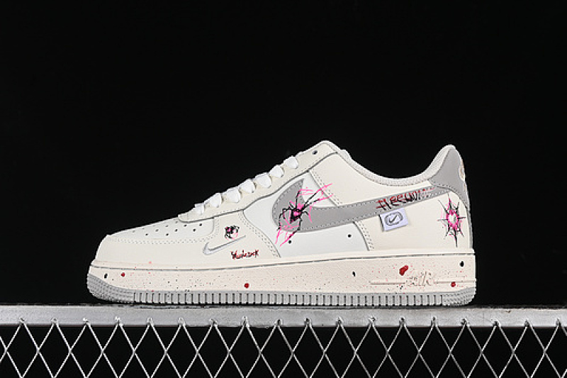 Nike Nike AIR FORCE 1 07 LOW MERCURY SPIDER WHITE/GREY · FB1893-333, photo 1