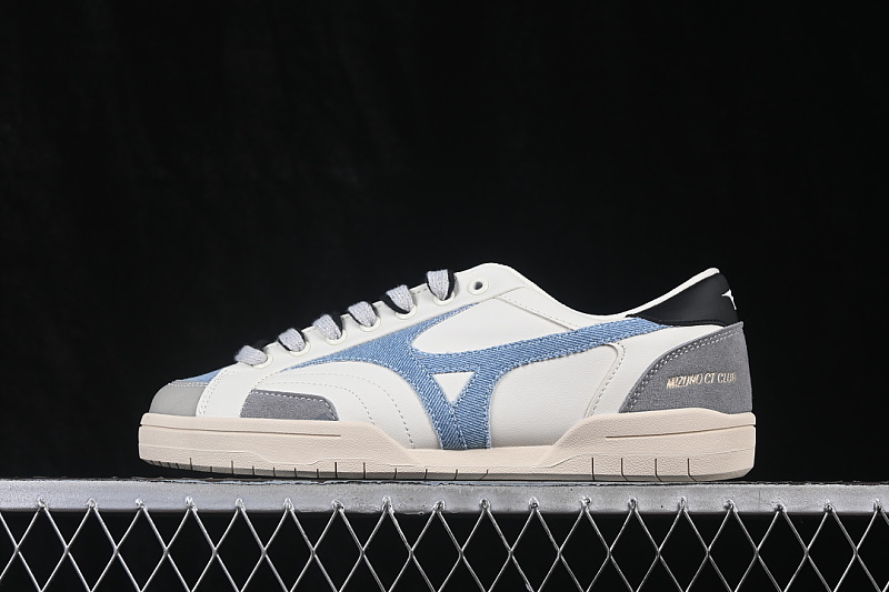 Mizuno Mizuno CT CLUB BREATHABLE CASUAL SNEAKERS WHITE/LIGHT BLUE · D1GH261002, photo 1