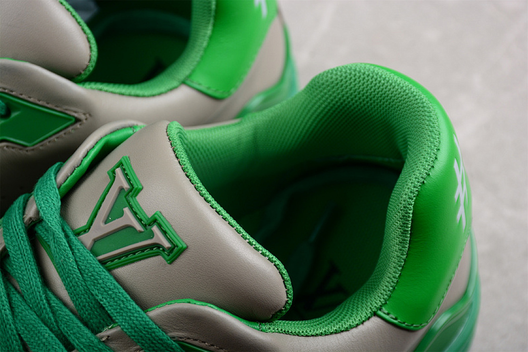 Louis Vuitton [L*V TRAINER SNEAKER LOW GREEN/GREY/GREEN]-[MAN:38-45] - Image 7