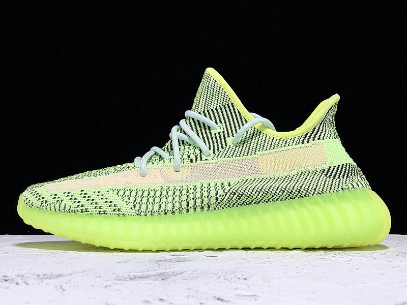 Adidas Adidas YEEZY BOOST 350 V2 FLUORESCENT GREEN YEEZREEL REFLECTIVE · FW5191, photo 1