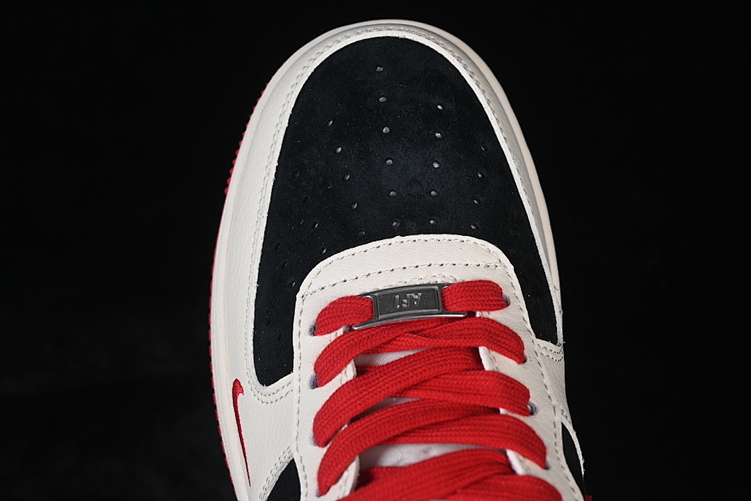 Nike [XD0028-016]-[AIR FORCE 1 07 LOW CASUAL SNEAKERS WHITE/BLACK/RED]-[WOMAN:36-39]-[MAN:40-45] - Image 10