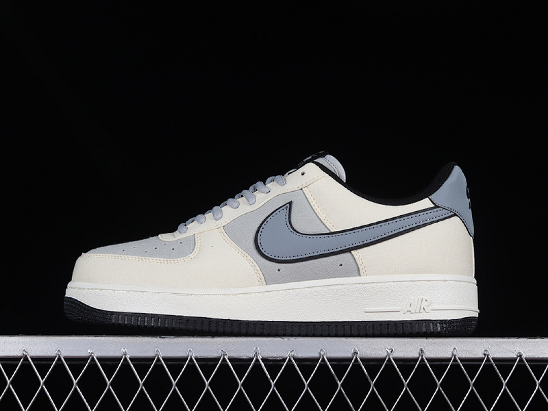 Nike [DG2296-020]-[AIR FORCE 1 LOW 07 WHITE/LIGHT GREY/BLACK]-[WOMAN:36-39]-[MAN:40-45], photo 1