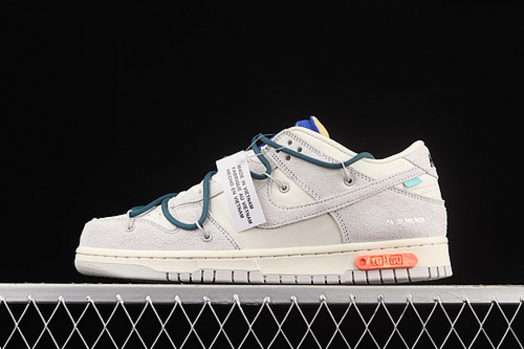 Unbranded [DJ0950-111]-[OW X SB DUNK LOW LOT 16 OF 50 SAIL/NEUTRAL GREY/NIGHTSHADE]-[UNISEX:36-47.5], photo 1