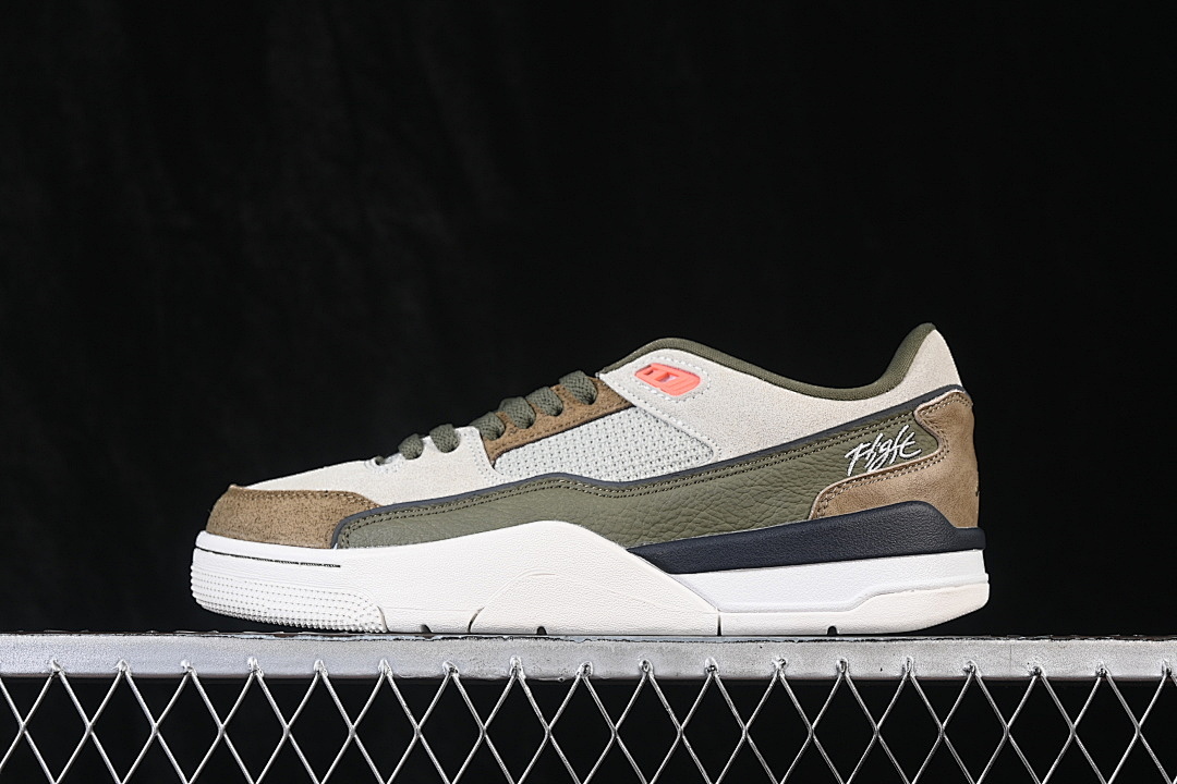 Jordan AIR Jordan FLIGHT COURT SP WHITE/GREEN/BROWN · HF3255-301, photo 1