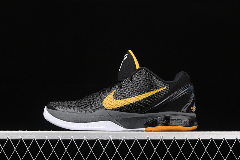 Nike Nike ZOOM KOBE 6 BLACK/DARK GREY/WHITE/DEL SOL · 436311-002, photo 1