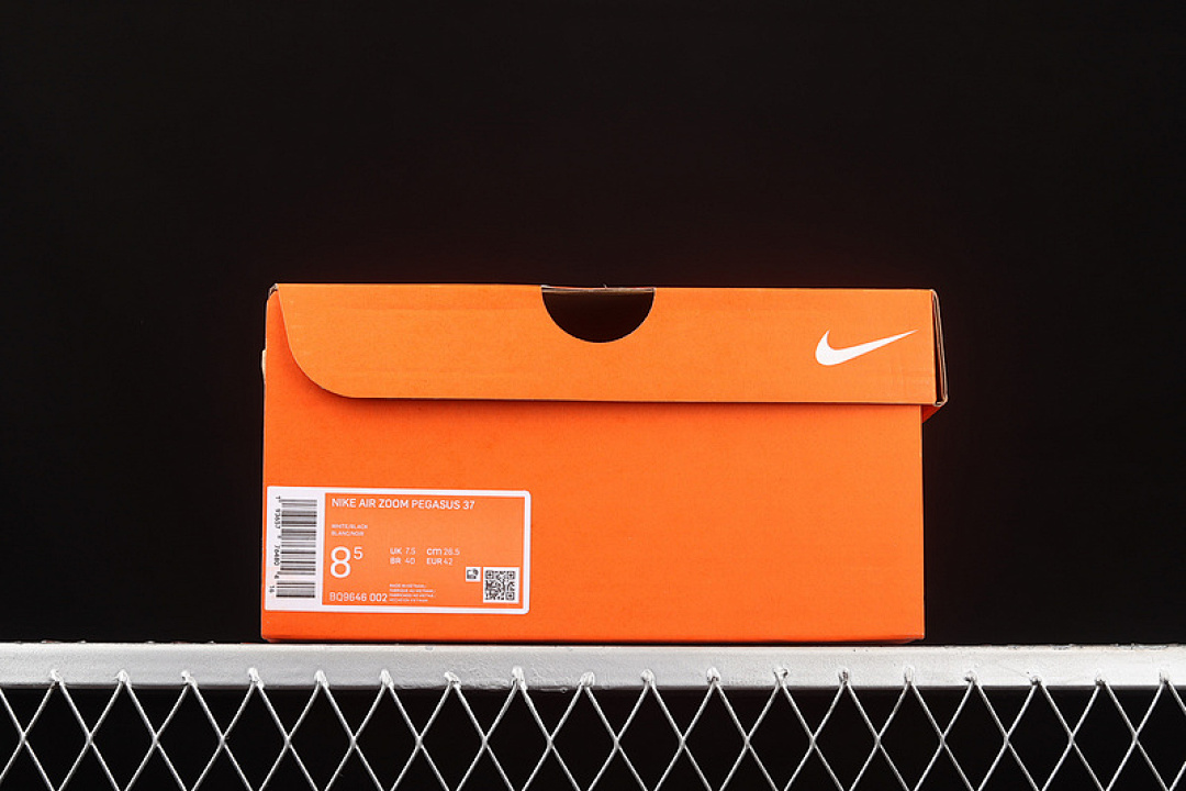 Nike [BQ9646-002]-[AIR ZOOM PEGASUS 37 BLACK/BLACK/WHITE]-[WOMAN:36-39]-[MAN:40-45] - Image 12