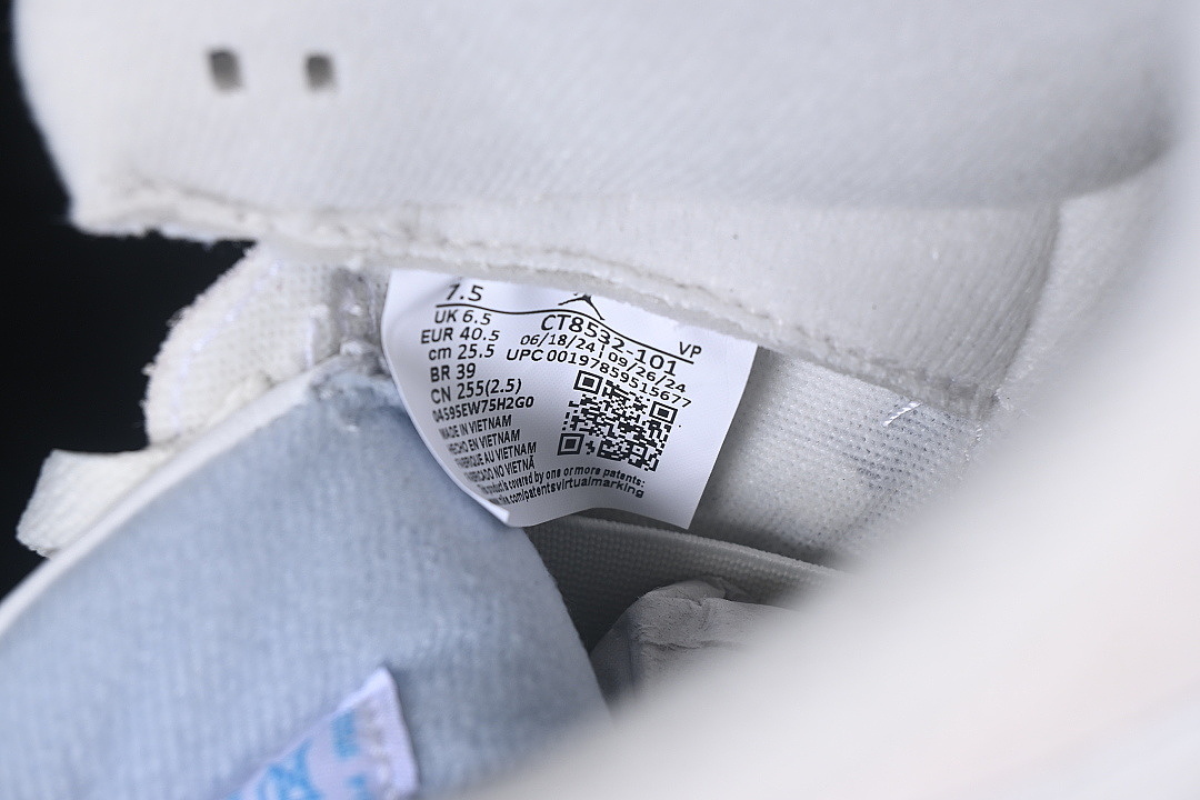 Unbranded [CT8532-101]-[JORDAN 3 RETRO SUMMIT WHITE/BLUE-PHOTON DUST-PURE PLATINUM-SAIL]-[MAN:40-48.5] - Image 6