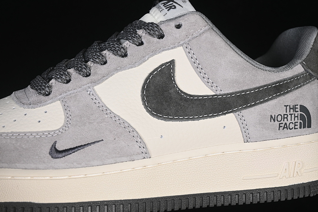 Nike [KL1688-005]-[AIR FORCE 1 07 LOW CASUAL SNEAKERS WHITE/GREY/BLACK]-[WOMAN:36-39]-[MAN:40-45] - Image 8