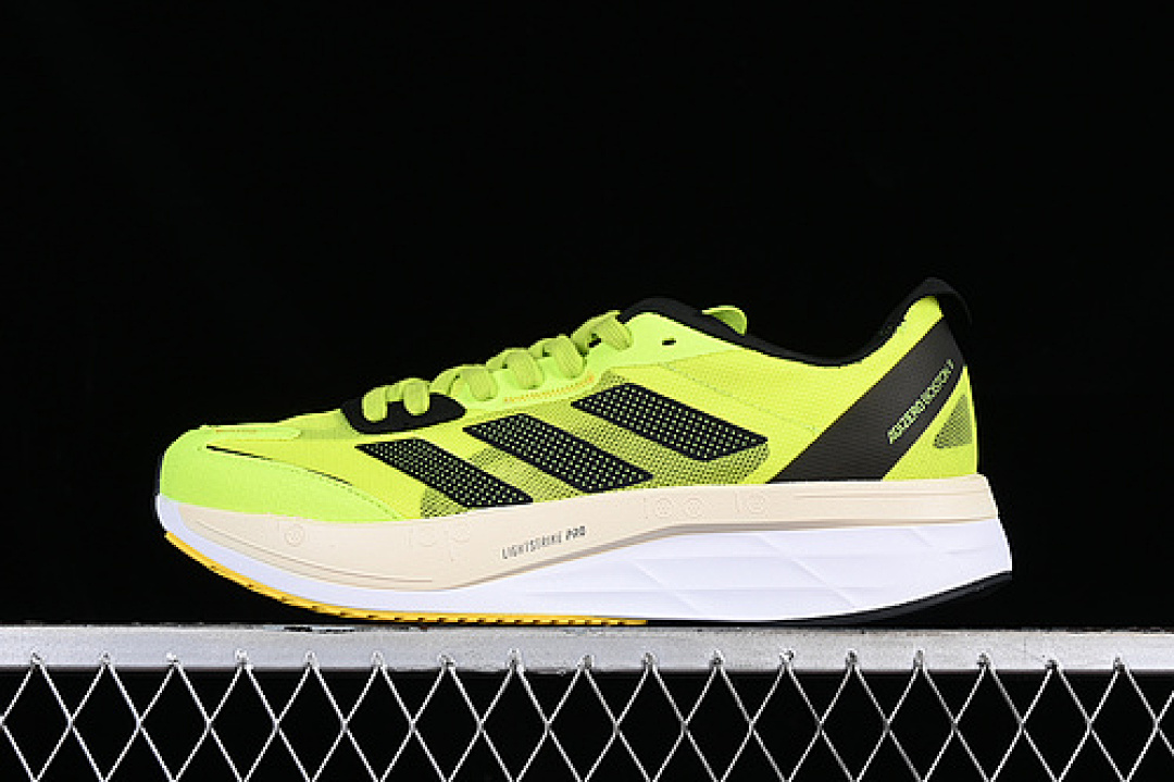 Adidas Adidas ADIZERO BOSTON 11 WHITE/GREY/BLACK/GREEN · GX6650, photo 1