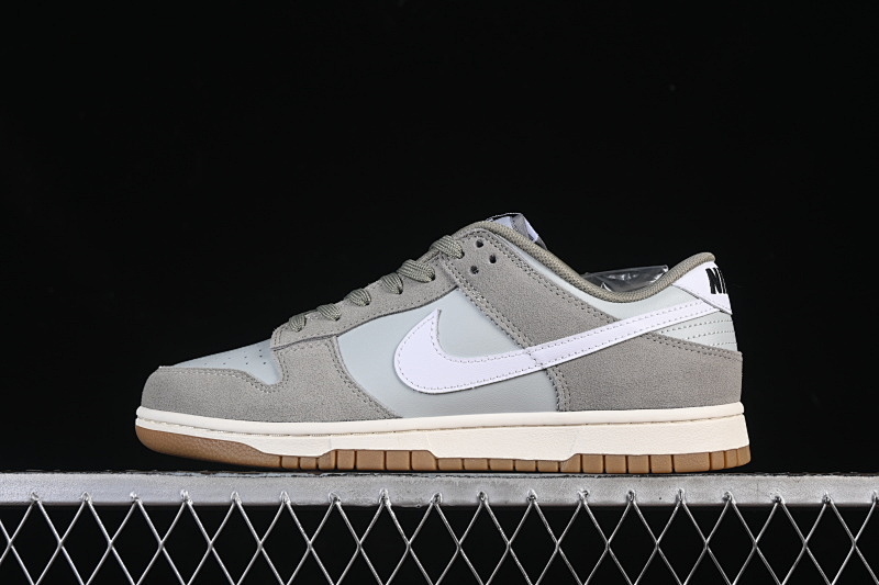 Nike DUNK LOW CASUAL SNEAKERS DARK GRAY/BEIGE/GRAYISH BLUE/BROWN · IB6399-002, photo 1
