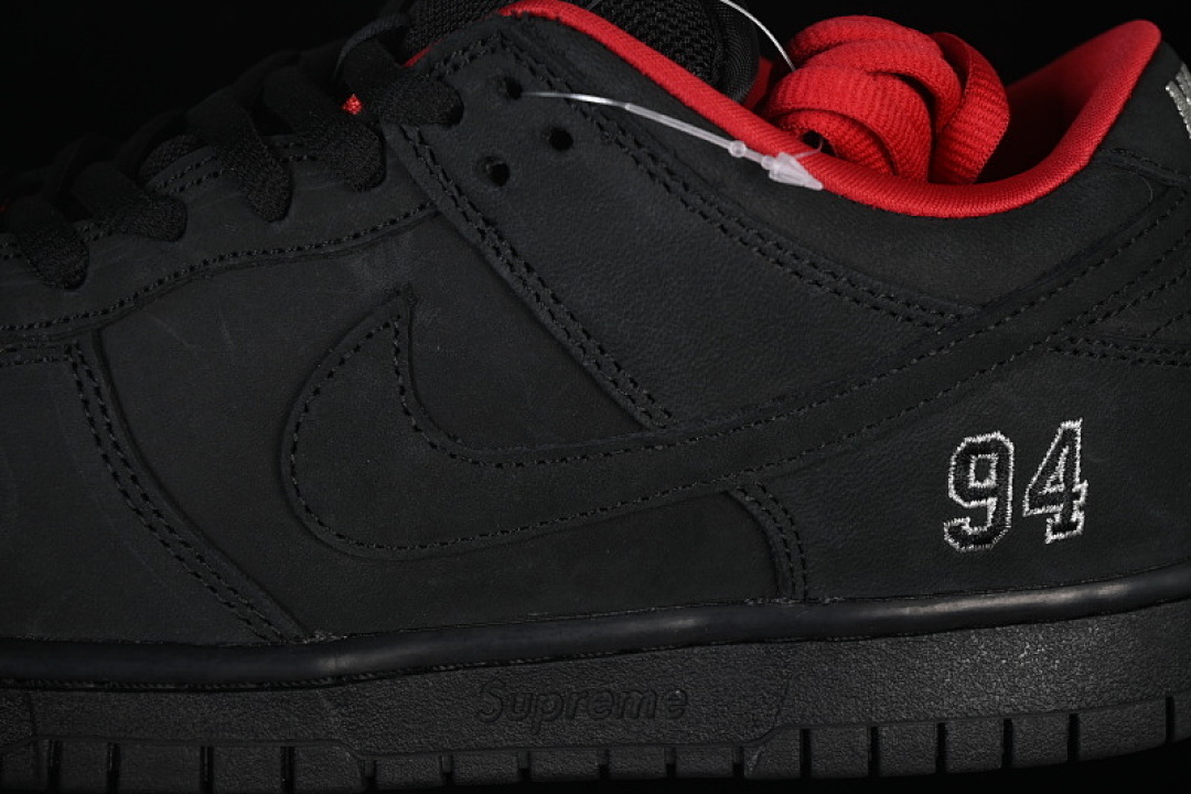 Unbranded [HQ8487-001]-[SUPREME X DUNK LOW JOINTLY TOP CASUAL SNEAKERS BLACK/RED]-[MAN:40-47.5] - Image 7