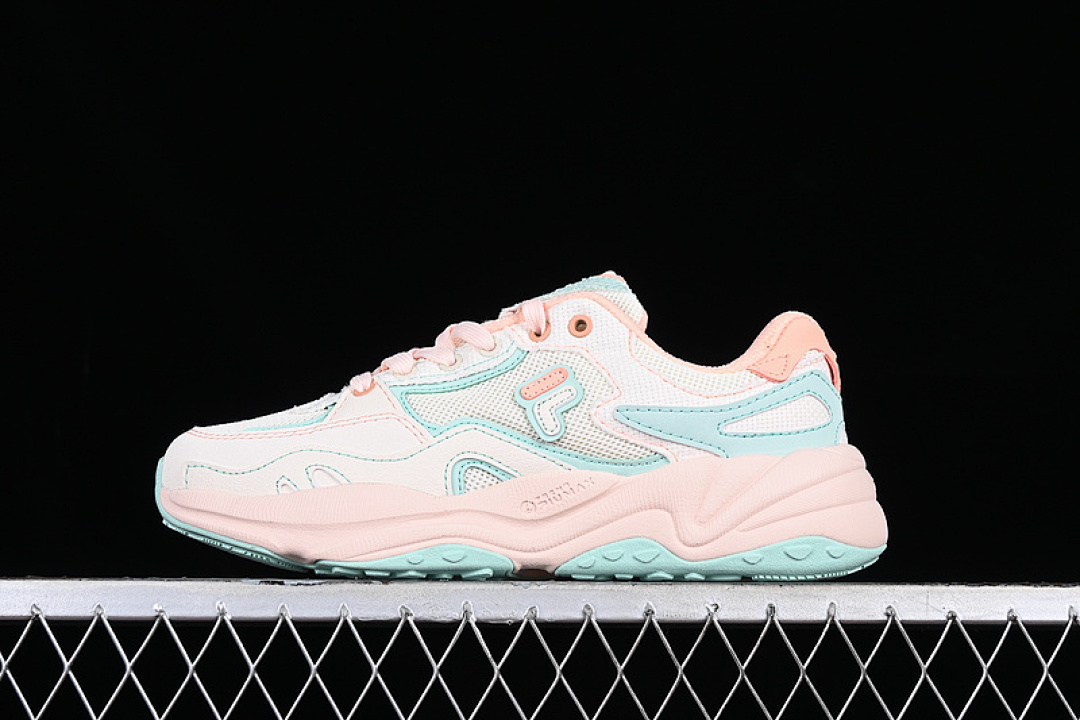 Fila Fila FUSION BREATHABLE CASUAL SHOES WHITE/PINK/BLUE · T12W321101FAA, photo 1