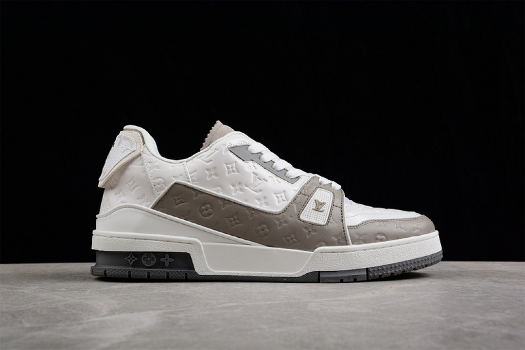 Louis Vuitton [L*V TRAINER LOW SNEAKER WHITE/WHITE/GREY]-[WOMAN:35-39]-[MAN:40-45] - Image 16