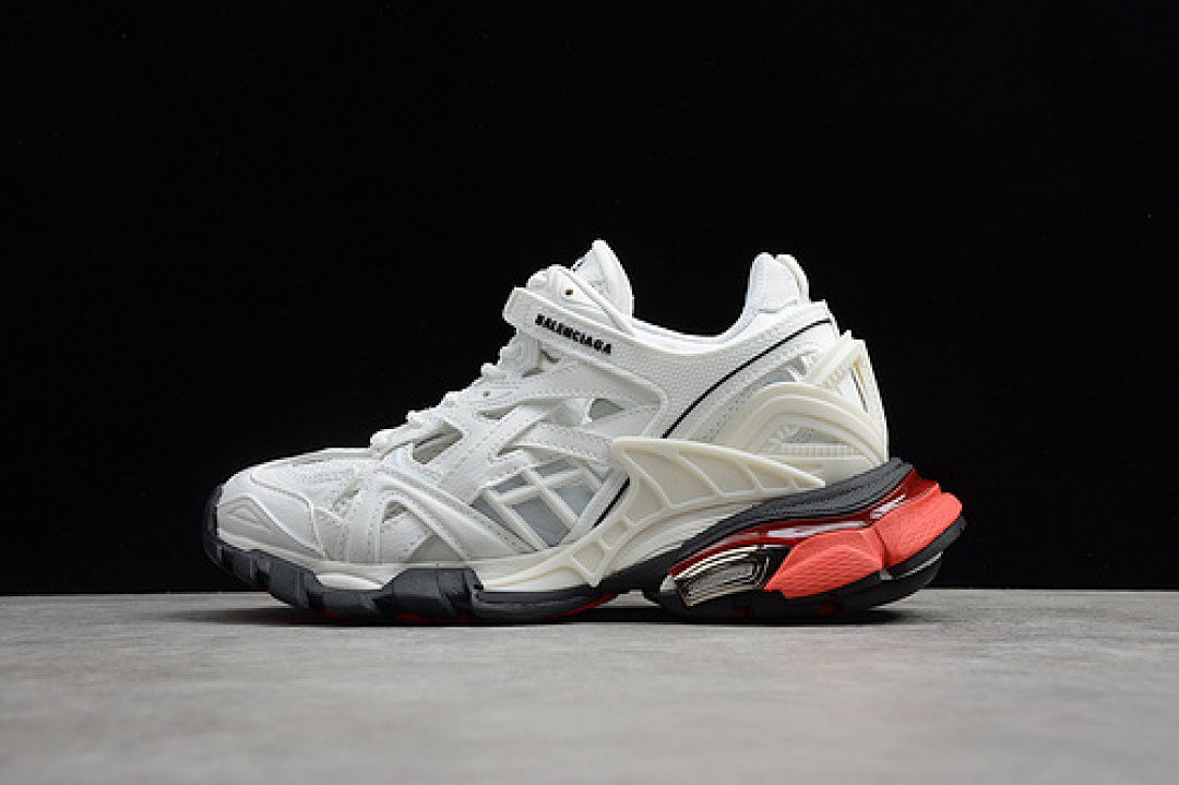 [Balenciaga TRACK 2.0 SHOES WHITE/BLACK/RED]-[WOMAN:35-39]-[MAN:40-46], photo 1