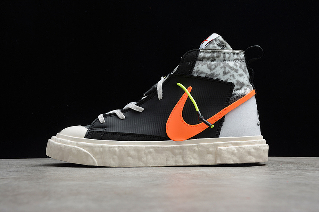 Unbranded [CZ3589-001]-[READYMADE BLAZER MID BLACK/VAST GREY/VOLT/TOTAL ORANGE]-[WOMAN:36-39]-[MAN:40-45], photo 1