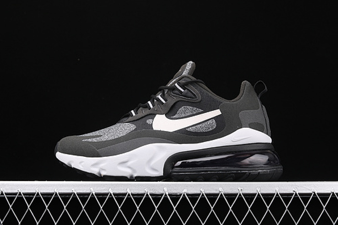 Nike AIR MAX 270 REACT OPTICAL BLACK/VAST GREY-OFF NOIR · AO4971-001, photo 1